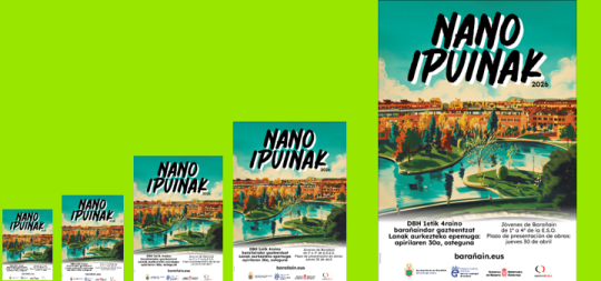 Imágen de la noticia - Euskara – Nanoipuinak. Literatura lehiaketa gazteentzat 2026