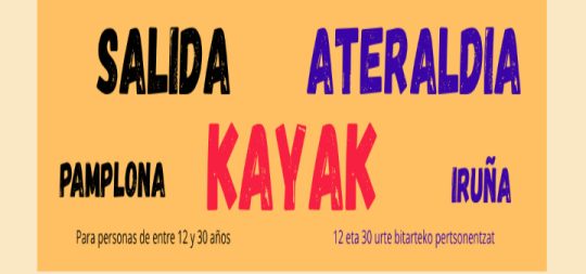 Imágen de la noticia - ¡Salida a hacer Kayak por el río Arga!