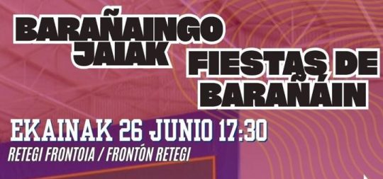 Imágen de la noticia - FESTIVAL DE PELOTA FIESTAS DE BARAÑAIN