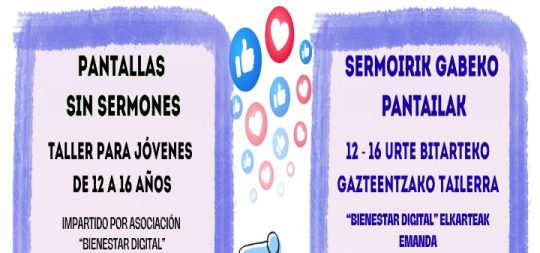 Imágen de la noticia - ¿Sientes que las pantallas ocupan demasiado espacio en tu día a día? ¡Hablemos de ello! Taller: “Pantallas sin sermones”.